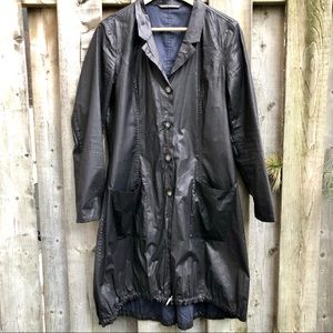 Elemente Clemente Resin Coated Cotton Jacket “Leather look”